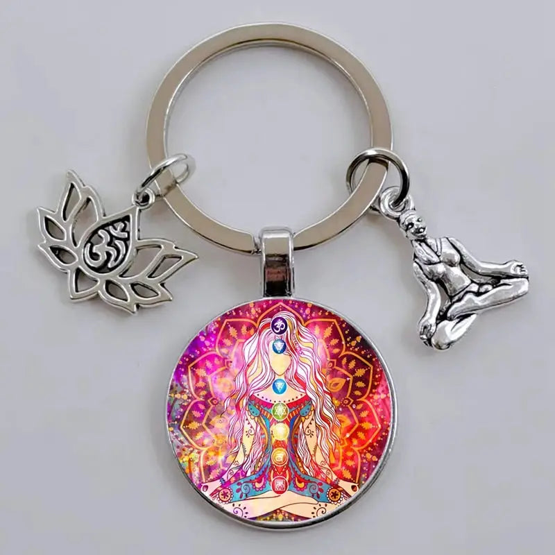 Porte clés 7 chakra