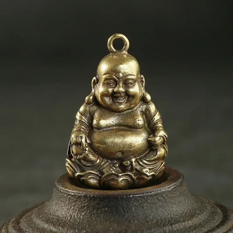 Porte-clés bouddha rieur - Sans corde