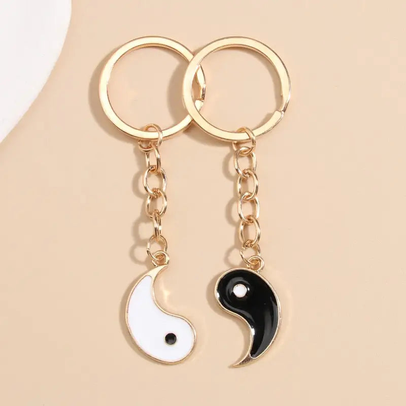 Porte-clés couple Yin Yang - Fusion