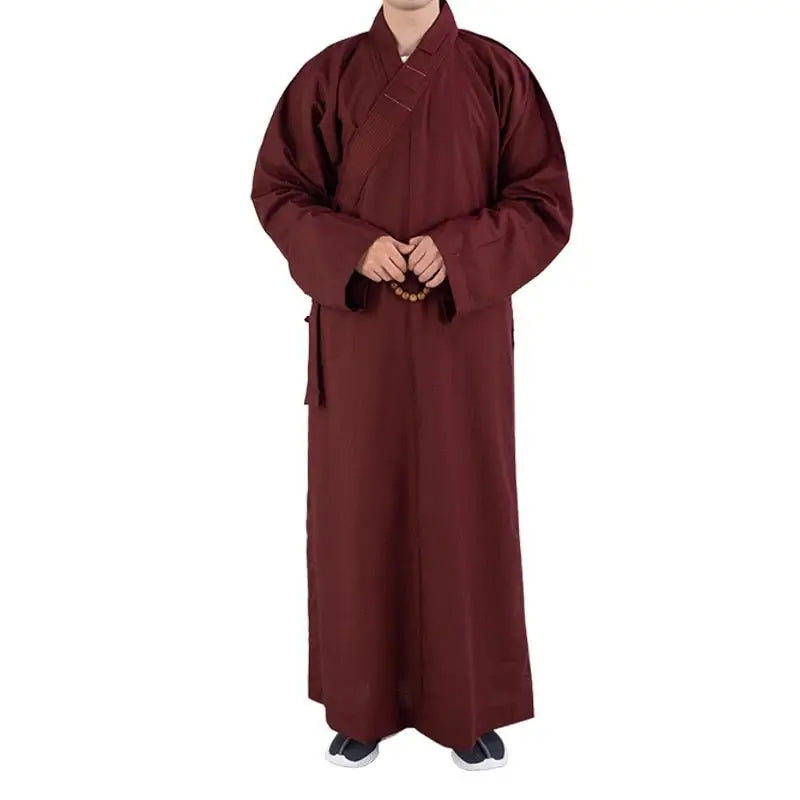 Robe Kesa Moine bouddhiste - Bordeaux / -150cm