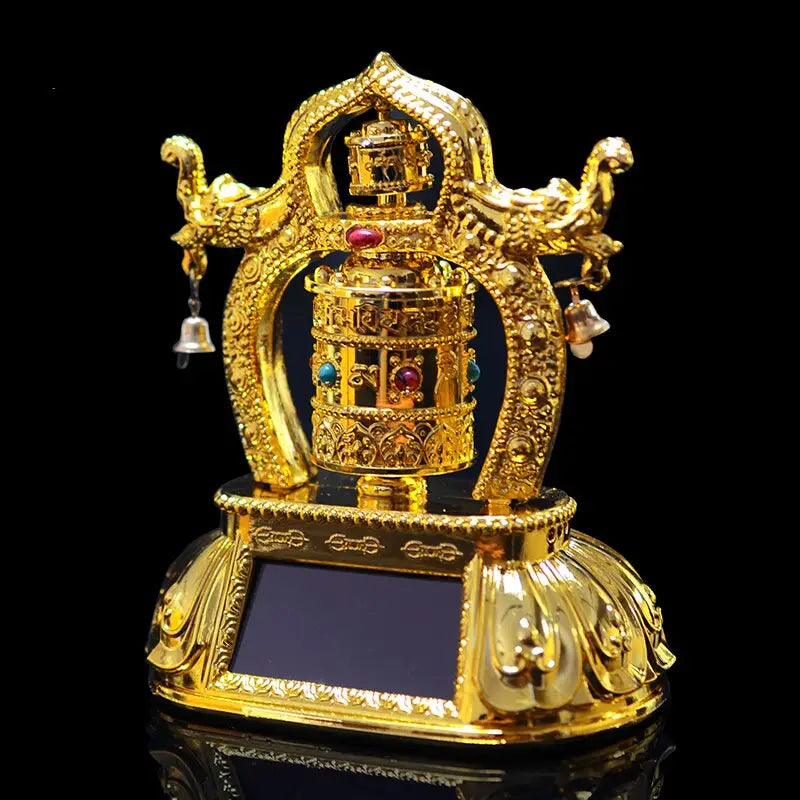 Roue de prière à énergie solaire