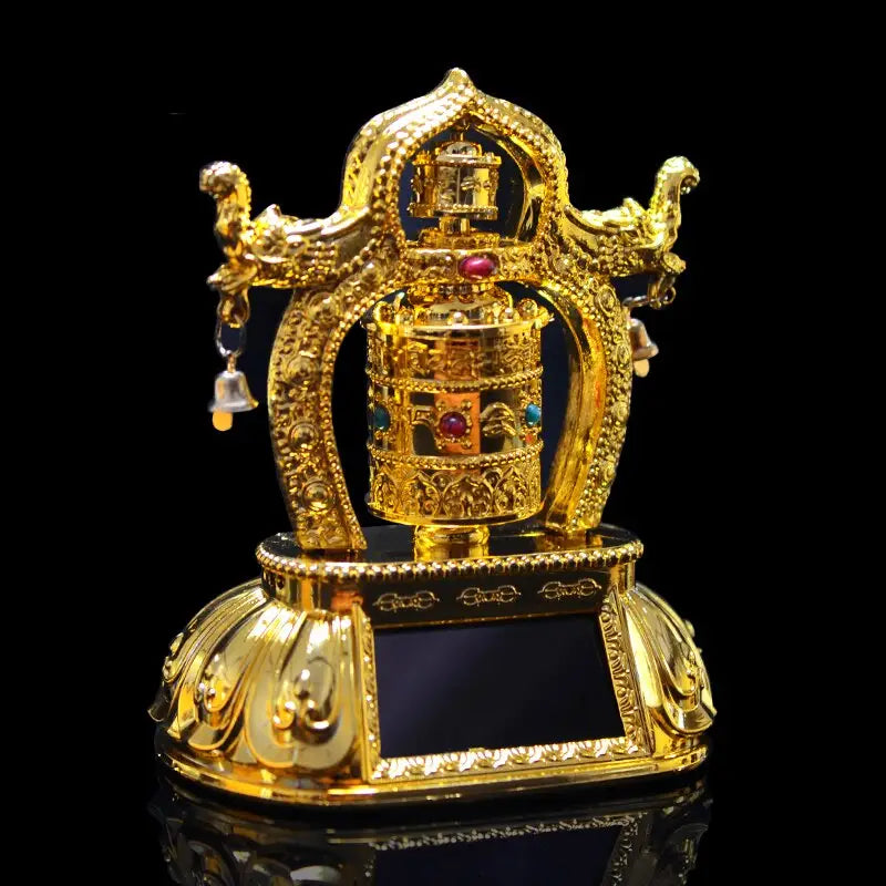 Roue de prière à énergie solaire