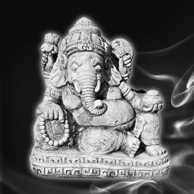 Ganesh-Gartenstatue
