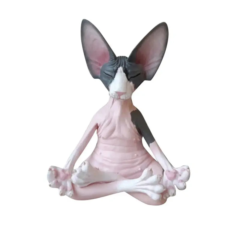 Statuette Chat Sphinx Meditation - Tranquillité