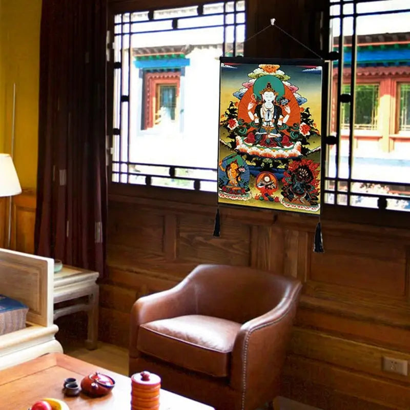 Tenture Thangka Bouddhiste
