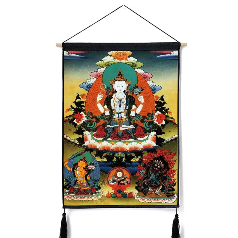Tenture Thangka Bouddhiste - Tapestry4 / 45x65cm