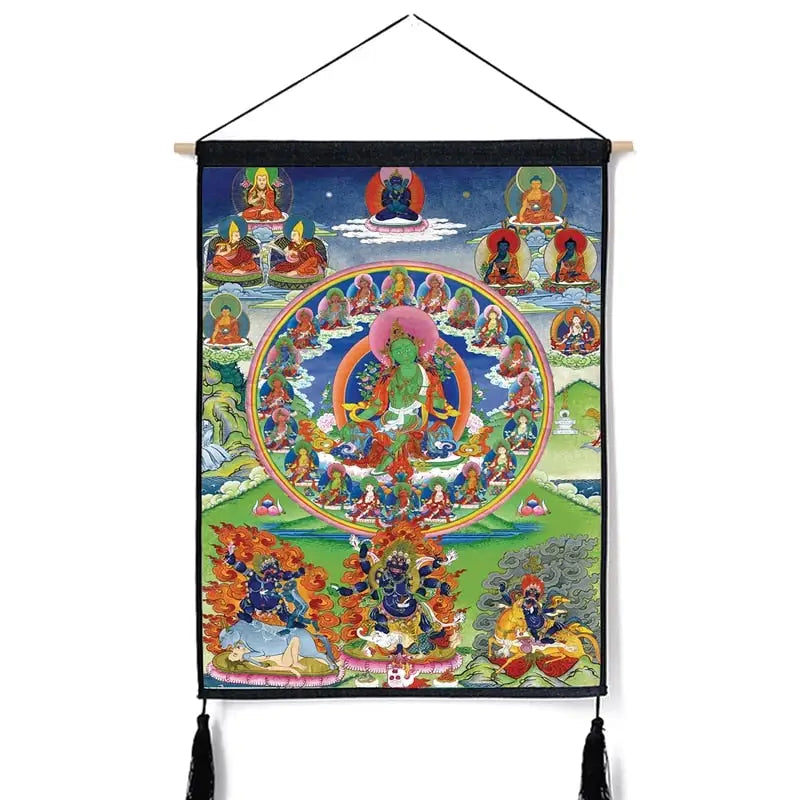 Tenture Thangka Bouddhiste - Tapestry7 / 45x65cm